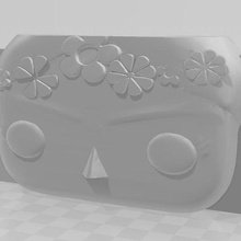 frida flowerpot mold 3d print model - Mito3D