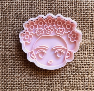 frida kahlo cookie cutter Various cutters cookies 3d print model - Mito3D