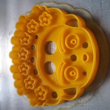 frida kahlo cara cortador de galletas casa las cookies 3d print model - Mito3D