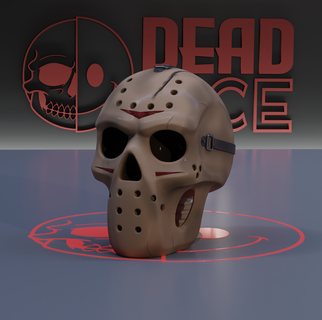 Venerdì 13th Jason vorhees cranio orrore 13 hockey maschera seriale uccisore sangue ornamento spaventoso Schermo 3d print model - Mito3D