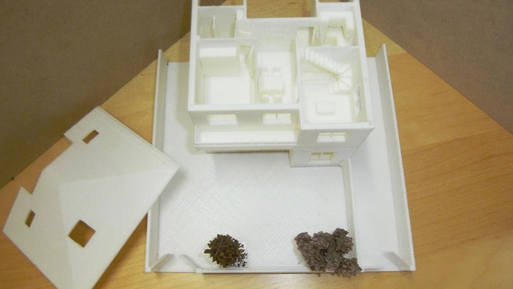 Freund Josep Haus 3 Böden Gebäude Strukturen 3d print model - Mito3D