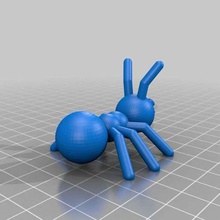 amichevole ant spider gioco giocattolo creatura animale 3d print model - Mito3D