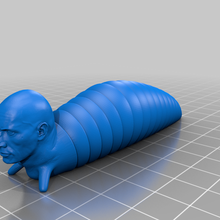 friendly articulated rug rock slug art remix creatures 3d print model - Mito3D