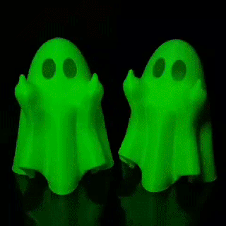friendly ghost halloween 3d print model - Mito3D