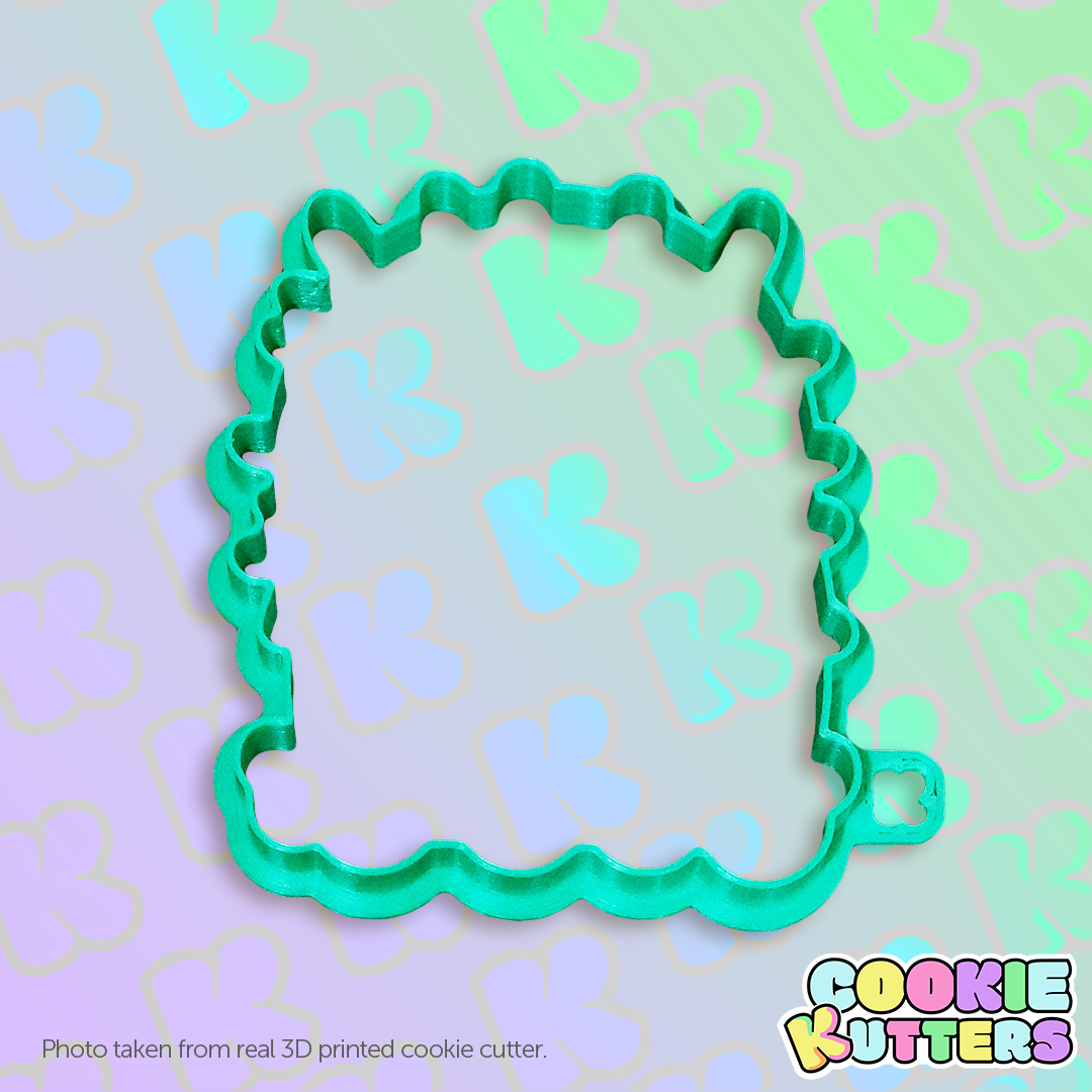 amical monstre biscuit coupeur moule silhouette coupeurs cuisine aliments recette biscuits 3d impression contour 3D print model - Mito3D