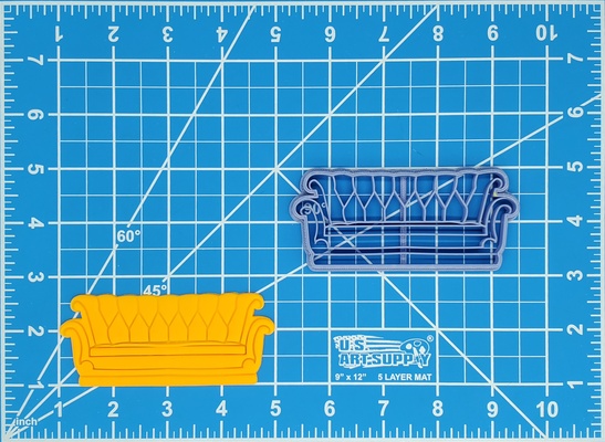 freunde couch fondant plätzchen cutter einstellen mehrere größen zuhause haus zentral vorteil 3d print model - Mito3D