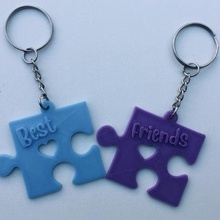 friends keychain key ring best love 3d print model - Mito3D