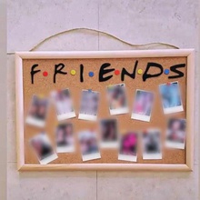 friends letter art wall decor home 3d print model - Mito3D