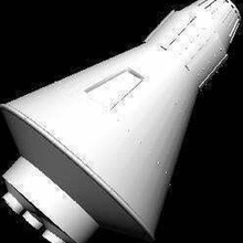 friendship 7 space capsule mercury 6 nasa vehicles 3d print model - Mito3D