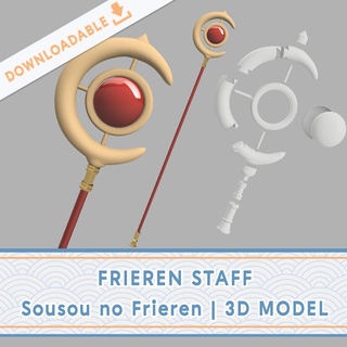 frieren staff 3d file 3d print model - Mito3D