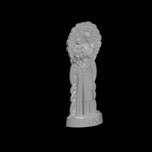 frigg diosa stl 3D print model - Mito3D