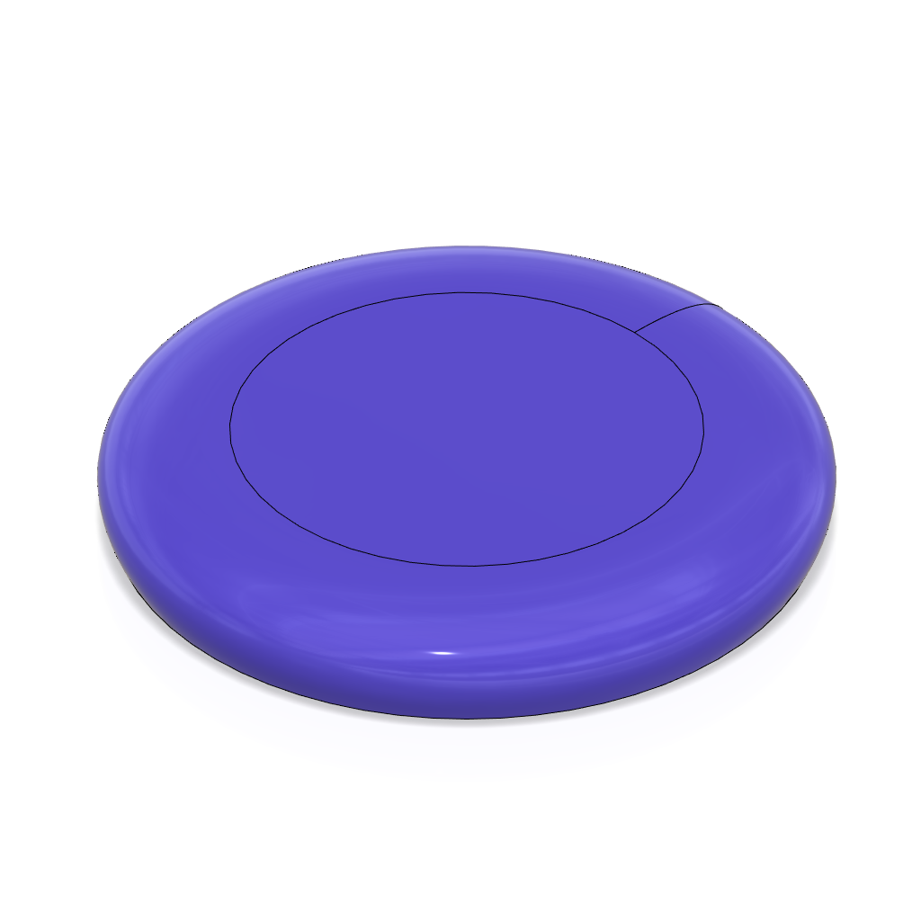 frisbee disco golfe taco vôo discoplano jogos brinquedo brinquedos crianças esporte 3D print model - Mito3D