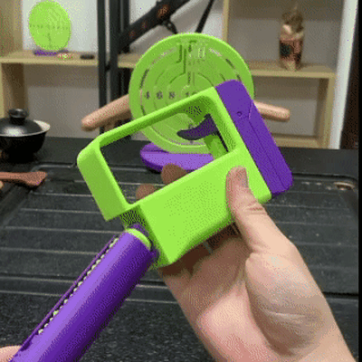 frisbee launcher toy gun 3d print model - Mito3D