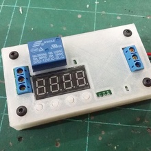 frm01 delay timer relay Schutzhülle box tool Werkzeug-Halter-Boxen 3d print model - Mito3D