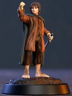 frodo Kral yüzükler Hobbit Tolkien 3d print model - Mito3D