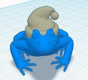 kurbağa 3d print model - Mito3D