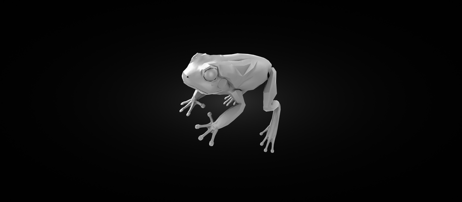 frog game reptile animal word planet life 3d print model - Mito3D