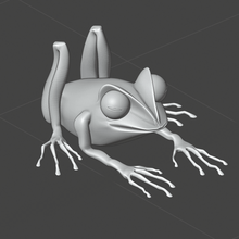 la grenouille art animal 3d print model - Mito3D