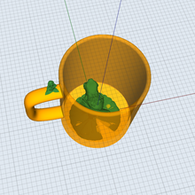frog bowl mug coffee 3d print model - Mito3D