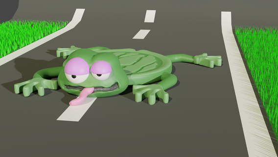 kurbağa bardak altlığı komik altlıkları orijinal çocuklar yaratıcı 3d print model - Mito3D