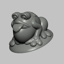frog stl obj 3d print model - Mito3D