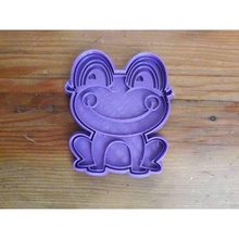 frog toad cookie cutter animals froggy cutters fondant bakery cookies 3d print model - Mito3D