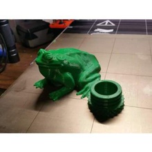 frog geocache game geocaching 3d print model - Mito3D