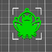 kurbağa takı askı kolye kulak yüzükler anahtar cazibe 3d print model - Mito3D