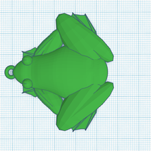 Frosch Schlüsselbund Rana llavero 3d print model - Mito3D