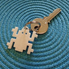 Frosch Schlüsselanhänger gadget key ring 3d print model - Mito3D
