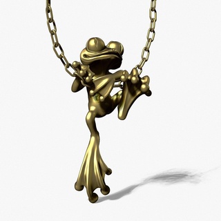 frog pendant 3d print model - Mito3D