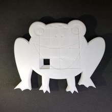 4x4 frog sliding puzzle game puzzles 3d print model - Mito3D