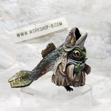 frogfolk zealot game dungeons & dragons tabletop bogart bullywug d&d miniature 3d print model - Mito3D