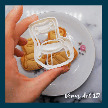 grenouille chaise biscuit coupeur animal traversée cuisine cuisson outil 3d print model - Mito3D