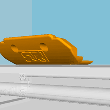 front bumper arrma 1 8 gadget talion kraton rc outcast 3d print model - Mito3D