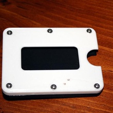 front pocket thin slim minimalist wallet various hardcase credit card 3d print model - Mito3D
