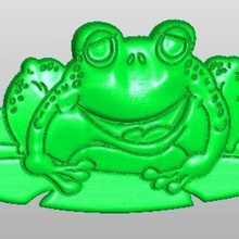 frosch art 3d print model - Mito3D