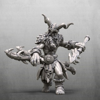 frost giant king ice d&d dnd dungeons viking dragons miniature 3d print model - Mito3D