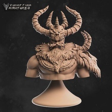 frost giant bust game miniature d&d dnd dungeons dragons monster resin tabletop rpg fantasy pathfinder hero titan champion 3d print model - Mito3D