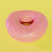 frosted donut sprinkles food_drink 3d print model - Mito3D