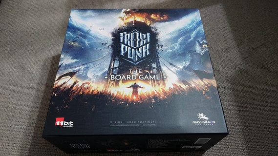 frostpunk board game - insert toy accessories 3d print model - Mito3D