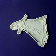 congeladas Elsa biscoito cortador corte mofo 3d print model - Mito3D