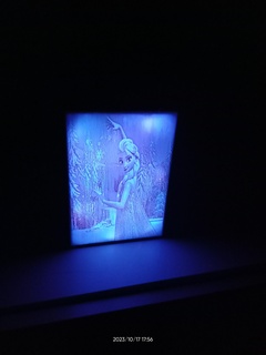 frozen light frame olaf elsa marco led 3d print model - Mito3D