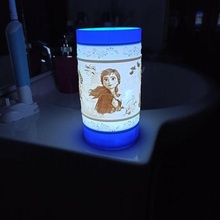 frozen snow queen watch night light lamp elsa ana olaf svene 3d print model - Mito3D