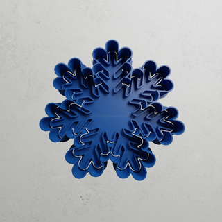 frozen snowflake stl cookie cutter cutters moulds 3d print model - Mito3D