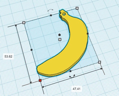 fruta chaveiro banana chave anel chaves suporte frutas 3d print model - Mito3D