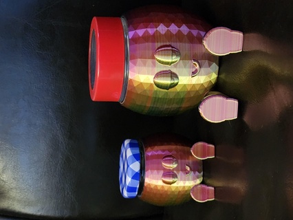 frybag weed shatter dabs glass holder jar Art marijuana cannabis pot 420 dab storage 3d print model - Mito3D