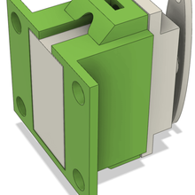 fs90-servo-motor-Halter tool in der Robotik servo-motor mount fs90 3d print model - Mito3D