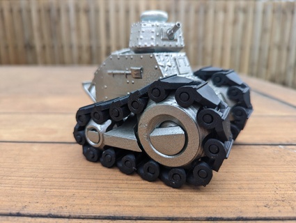 ft 17 Panzer Pip 3 Stück Arbeiten Teile Spielzeug renault unterstützt 3d print model - Mito3D