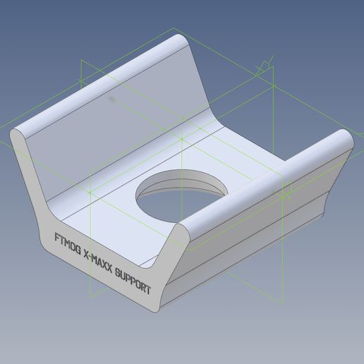 ftmog x-maxx support tool traxxas xmaxx rccar 3D print model - Mito3D